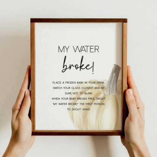 Fall Baby Shooter Game Poster