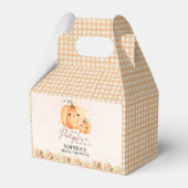Fall Baby Shower Favor - "A Little Pumpkin Geschenkschachtel (Vorderseite)