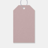 Fall Baby Shower Little Boo Pumpkin Geschenkanhänger (Rückseite)