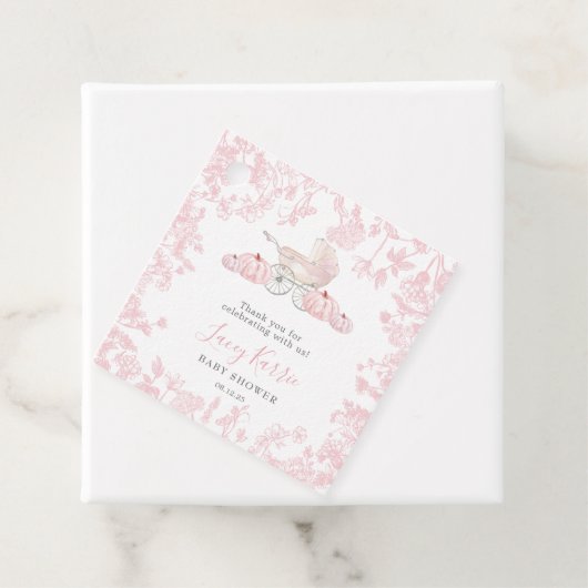 Fall Baby Showfavorit Geschenkanhänger (Beispiel)