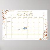 Fall Baby Showterminkalender Poster (Vorne)