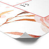 Fall Baby Showterminkalender Poster (Ecke)