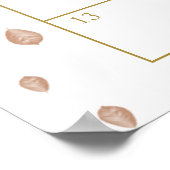 Fall Baby Showterminkalender Poster (Ecke)