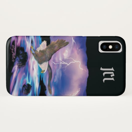 Fall Bald Eagle Case-Mate iPhone Hülle (Rückseite (Horizontal))