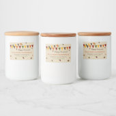 Fall-Banner-Leckerei Lebensmitteletikett (Flaschen)