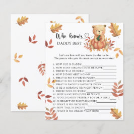 Fall Bär - Wer kennt Daddy best game