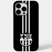Fall Barcelona Schwarz/Weiß Streifen Case-Mate iPhone Hülle (Rückseite)