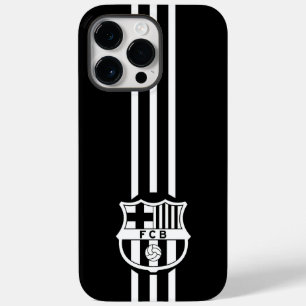 Fall Barcelona Schwarz/Weiß Streifen Case-Mate iPhone 14 Pro Max Hülle