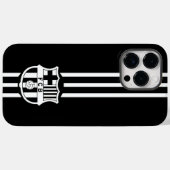 Fall Barcelona Schwarz/Weiß Streifen Case-Mate iPhone Hülle (Rückseite (Horizontal))
