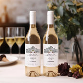 Fall Barn Pumpkins Hochzeitwein Weinetikett