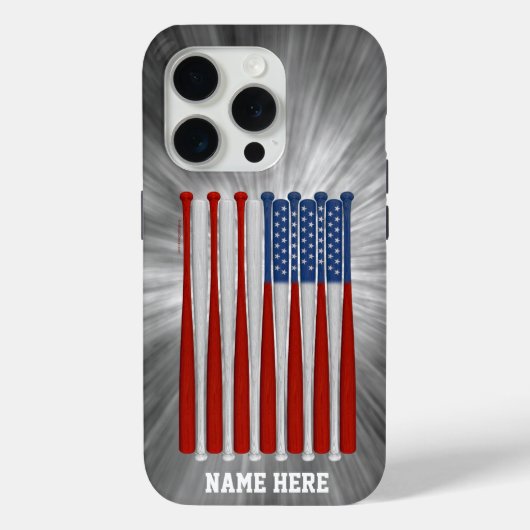 Fall Baseball America (USA) Case-Mate iPhone Hülle (Rückseite)