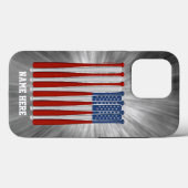 Fall Baseball America (USA) Case-Mate iPhone Hülle (Rückseite (Horizontal))