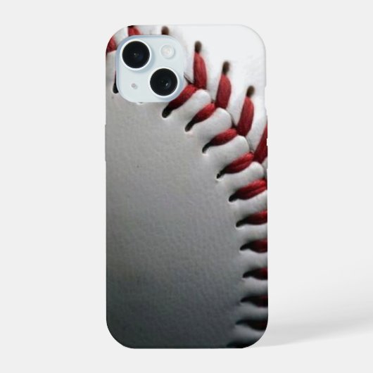 Fall Baseball iPhone 15 Hülle (Rückseite)
