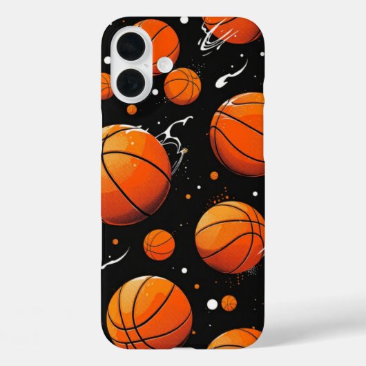 Fall Basketball Bounce Case-Mate iPhone Hülle (Rückseite)