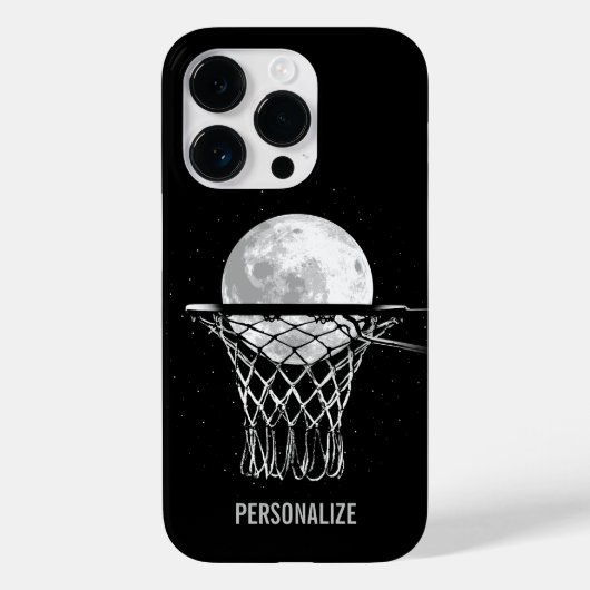 Fall Basketball Moon Case-Mate iPhone Hülle (Rückseite)