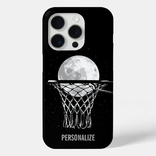 Fall Basketball Moon Case-Mate iPhone Hülle (Rückseite)