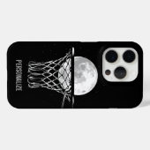 Fall Basketball Moon Case-Mate iPhone Hülle (Rückseite (Horizontal))