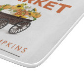 FALL BAUERN MARKT PUMPKIN UND SONNENBLUMEN SCHNEIDEBRETT (Ecke)