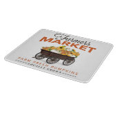 FALL BAUERN MARKT PUMPKIN UND SONNENBLUMEN SCHNEIDEBRETT (Ecke)