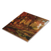 Fall Bäume in Cresheim Glen (Philadelphia) Fliese (Seite)