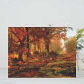 Fall Bäume in Cresheim Glen (Philadelphia) Karte (Stehend Vorderseite)