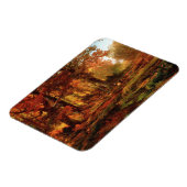 Fall Bäume in Cresheim Glen (Philadelphia) Magnet (Linke Seite)