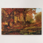 Fall Bäume in Cresheim Glen (Philadelphia) Puzzle (Horizontal)