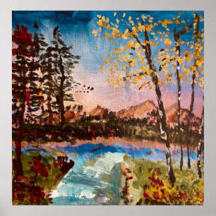 "Fall Bäume: Poster