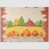Fall Beautiful Trendy Happy Thanksgiving Seidenpapier (Vorderseite)