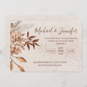 Fall Beauty Wedding Invitations  Einladung (Vorne/Hinten)