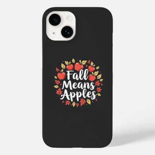 Fall bedeutet Apple Picking Saison Herbst Herbst Case-Mate iPhone Hülle (Rückseite)