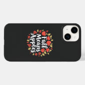 Fall bedeutet Apple Picking Saison Herbst Herbst Case-Mate iPhone Hülle (Rückseite (Horizontal))