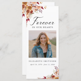 Fall Beerdigung für immer in unserem Herzgedicht G