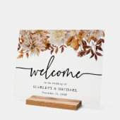 Fall Begrüßungszeichen Acrylschild (Winkel)