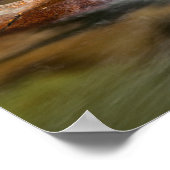 Fall bei Jefferson Brook, New Hampshire Poster (Ecke)