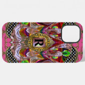 Fall Bella FunHouse Monogram Case-Mate iPhone Hülle (Rückseite (Horizontal))