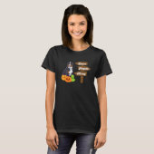 Fall Bernese Mountain Dog Berner Dog Mama Pumpkin  T-Shirt (Vorne ganz)