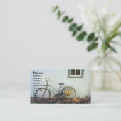 Fall Bicycle Visitenkarte (Stehend Vorderseite)