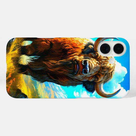 Fall Bison Phone Case-Mate iPhone Hülle (Rückseite (Horizontal))