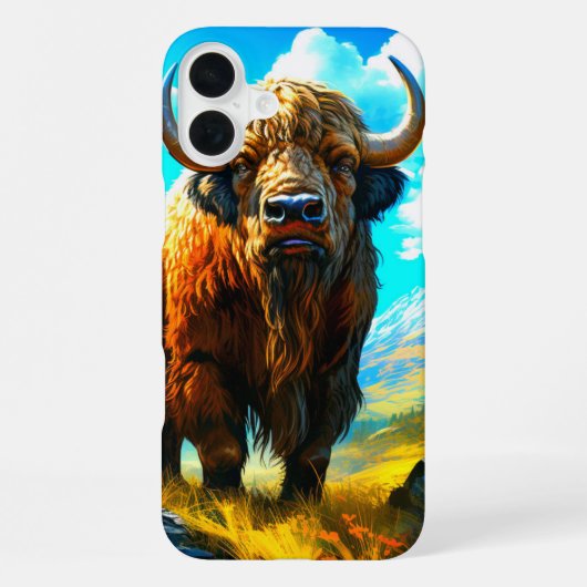 Fall Bison Phone iPhone Hülle (Rückseite)