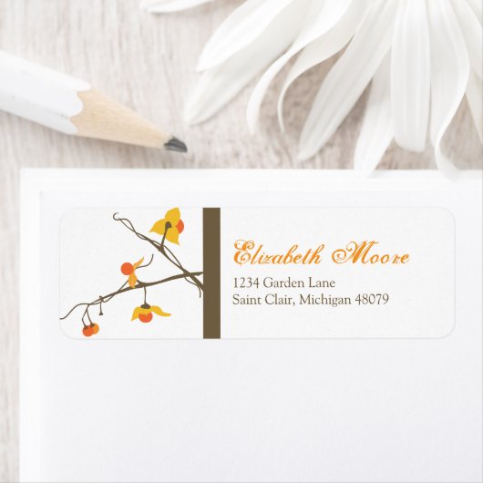 Fall Bittersweet Rücksendeadresse (Insitu)