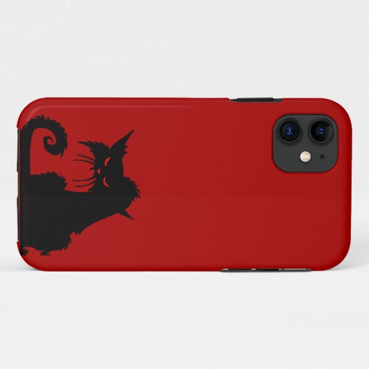 Fall Black Cat Case-Mate iPhone Hülle (Rückseite (Horizontal))
