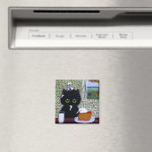 Fall Black Cats Creationarts Magnet (In Situ (Geschirrspüler))