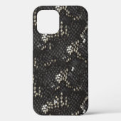 Fall Black Diamond Snake Skin Case-Mate iPhone Hülle (Rückseite)