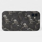 Fall Black Diamond Snake Skin Case-Mate iPhone Hülle (Rückseite (Horizontal))