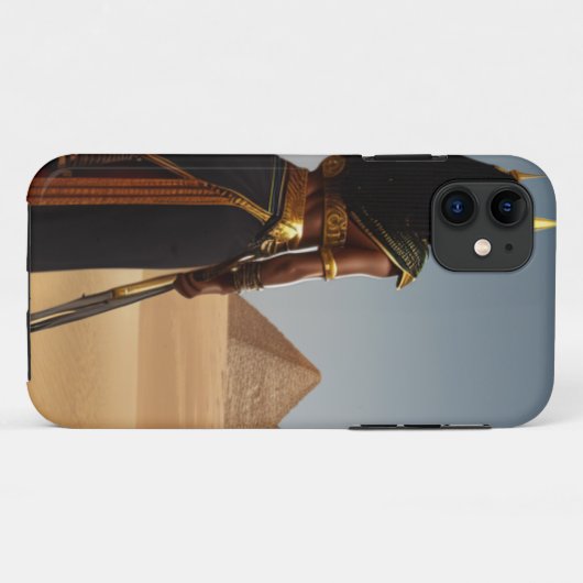 Fall "Black Egyptian Queens Case-Mate iPhone 8/7" Hülle (Rückseite (Horizontal))