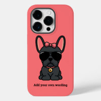 Fall Black French Bulldog Case-Mate iPhone