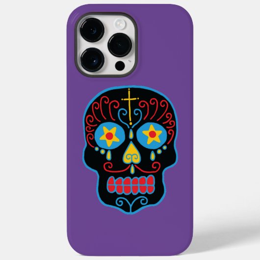Fall "Black Sugar Skull Case-Mate" iPhone Case-Mate iPhone Hülle (Rückseite)