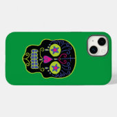 Fall "Black Sugar Skull Case-Mate" iPhone Case-Mate iPhone Hülle (Rückseite (Horizontal))