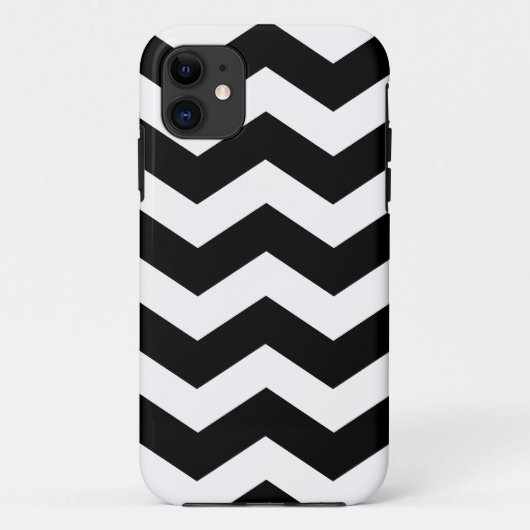 Fall "Black & White Zickzack Case Mate iPhone 5" (Rückseite)